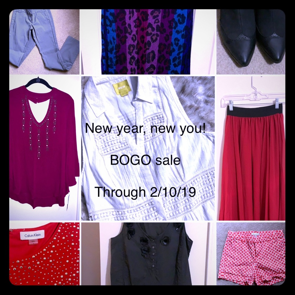 BOGO everything in my closet until Feb 10!!
